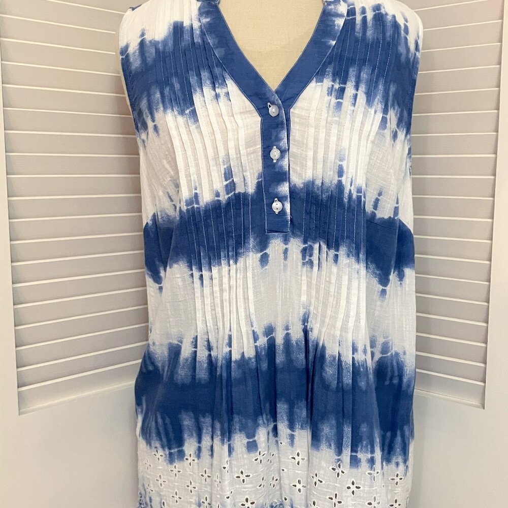 Sleeveless Tunic Tie Dye Top